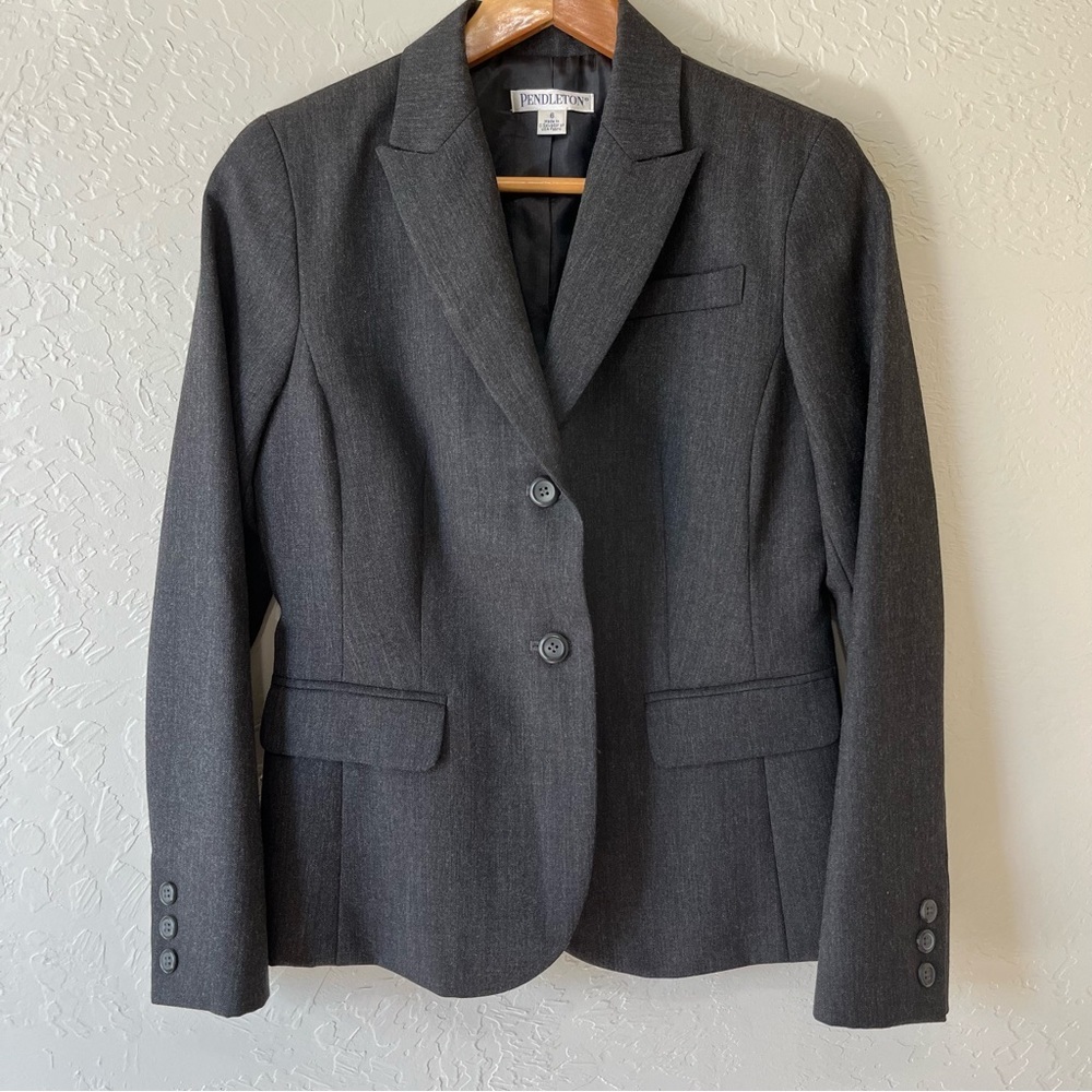 Pendleton Wool Grey Blazer
